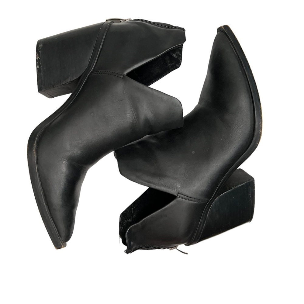 Steve Madden Black Booties Size 8 - image 3